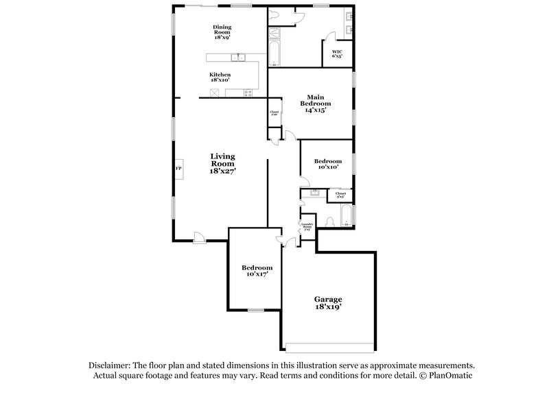 3,080/Mo, 7017 Desert Clover Ct Las Vegas, NV 89129 Floorplan View