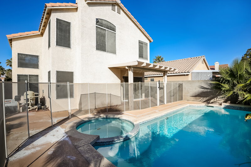 2,130/Mo, 1815 Desert Sage Ave North Las Vegas, NV 89031 Rear View