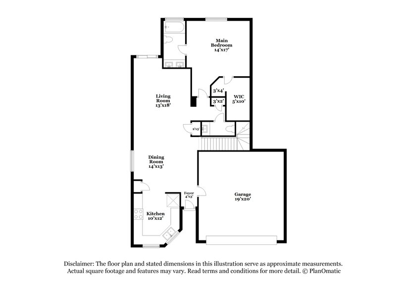 3,340/Mo, 8944 Happy Stream Ave Las Vegas, NV 89143 Floor Plan View