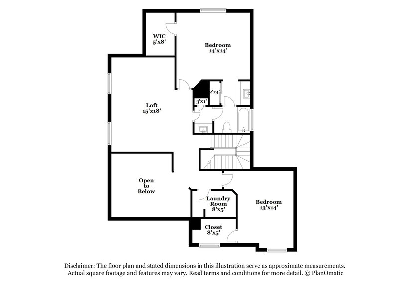 3,340/Mo, 8944 Happy Stream Ave Las Vegas, NV 89143 Floor Plan View 2