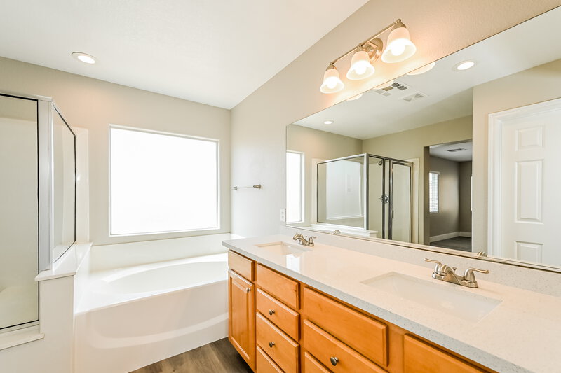 2,285/Mo, 9047 Wine Cellar Ave Las Vegas, NV 89148 Main Bathroom View