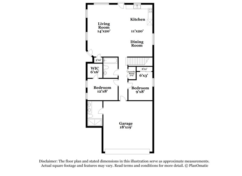2,265/Mo, 9556 Cabot Falls Ave Las Vegas, NV 89149 Floor Plan View
