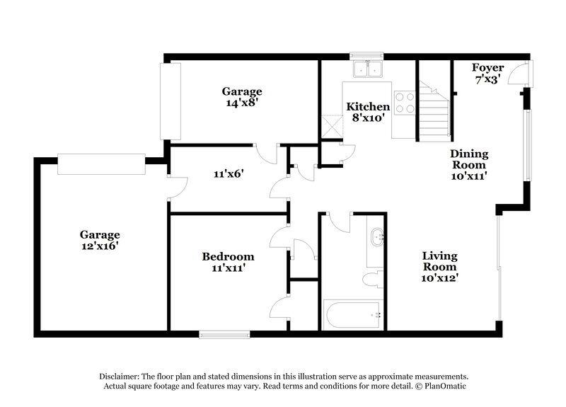 2,635/Mo, 7469 Opal Star St North Las Vegas, NV 89084 Floorplan View