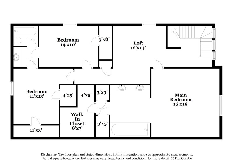 2,635/Mo, 7469 Opal Star St North Las Vegas, NV 89084 Floorplan View 2