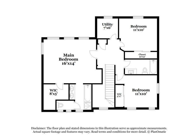 1,920/Mo, 7154 Temecula Valley Ave Las Vegas, NV 89179 Floor Plan View 2