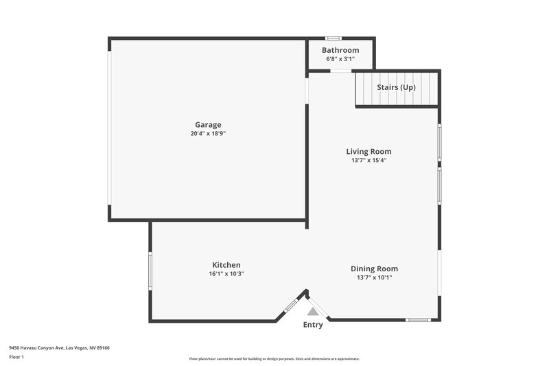 1,845/Mo, 9450 Havasu Canyon Ave Las Vegas, NV 89166 Floor Plan View