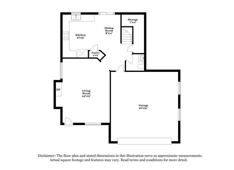 2,005/Mo, 9060 Starling Wing Pl Las Vegas, NV 89143 Floor Plan View