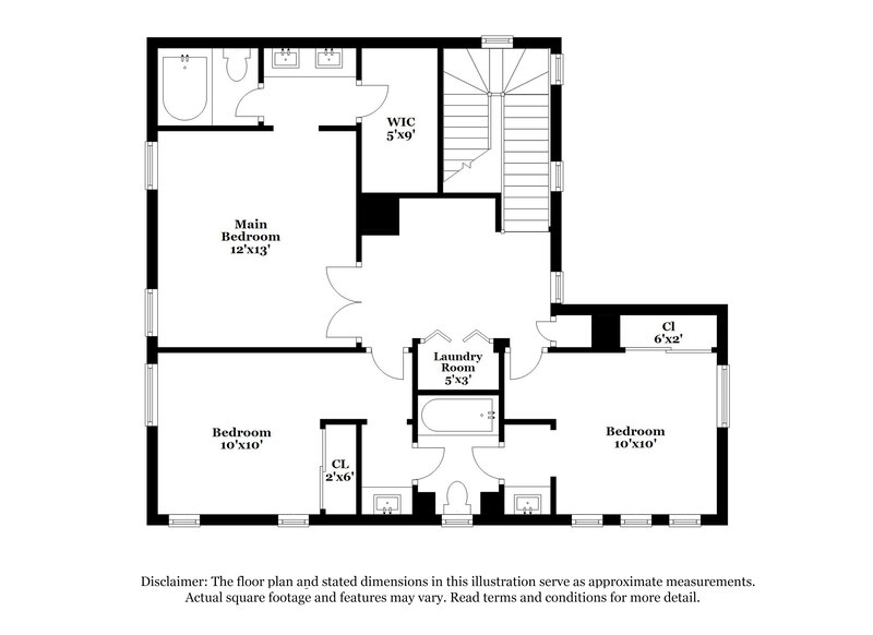 2,005/Mo, 9060 Starling Wing Pl Las Vegas, NV 89143 Floor Plan View 2