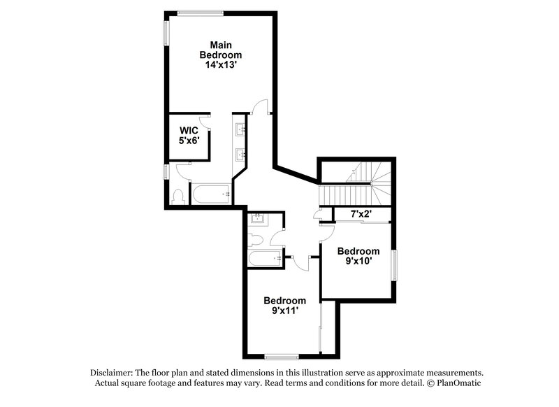 2,015/Mo, 5211 Silverheart Ave Las Vegas, NV 89142 Floor Plan View 2