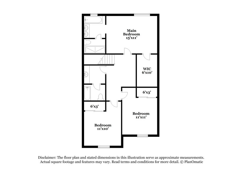 2,050/Mo, 9324 Mountain Range Ave Las Vegas, NV 89129 Floor Plan View