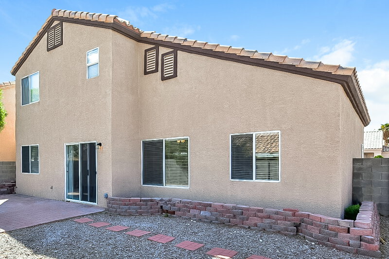 2,050/Mo, 9324 Mountain Range Ave Las Vegas, NV 89129 Rear View