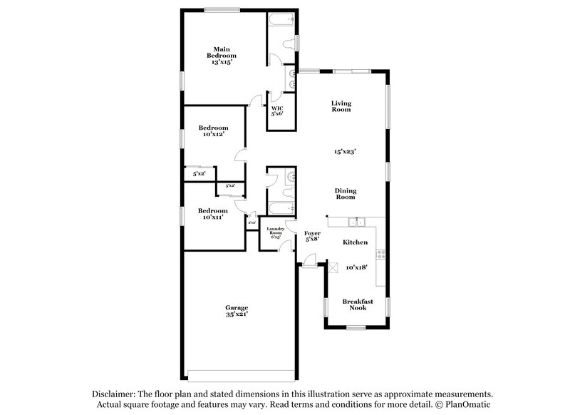 1,920/Mo, 8113 Shady Glen Ave Las Vegas, NV 89131 Floor Plan View