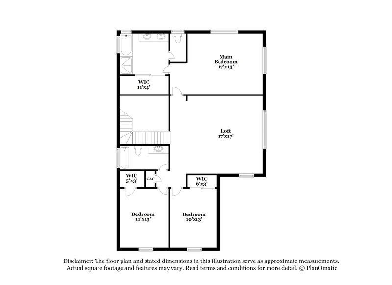 2,315/Mo, 9896 Erins Grove Ct Las Vegas, NV 89147 Floor Plan View 2