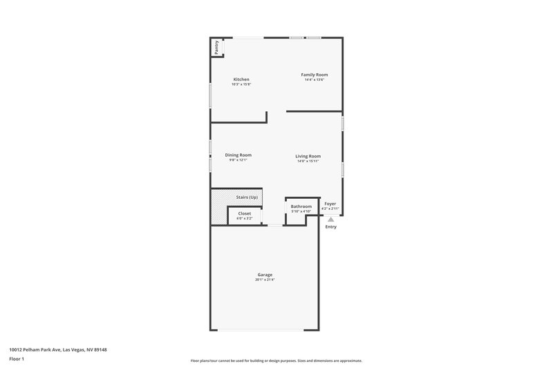 2,900/Mo, 10012 Pelham Park Ave Las Vegas, NV 89148 Floor Plan View