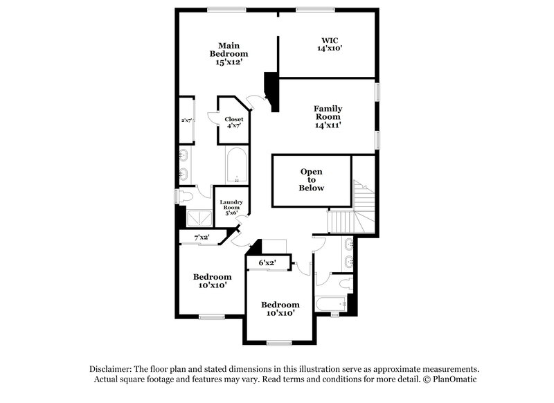 2,300/Mo, 4709 White Stork Dr North Las Vegas, NV 89084 Floor Plan View 2