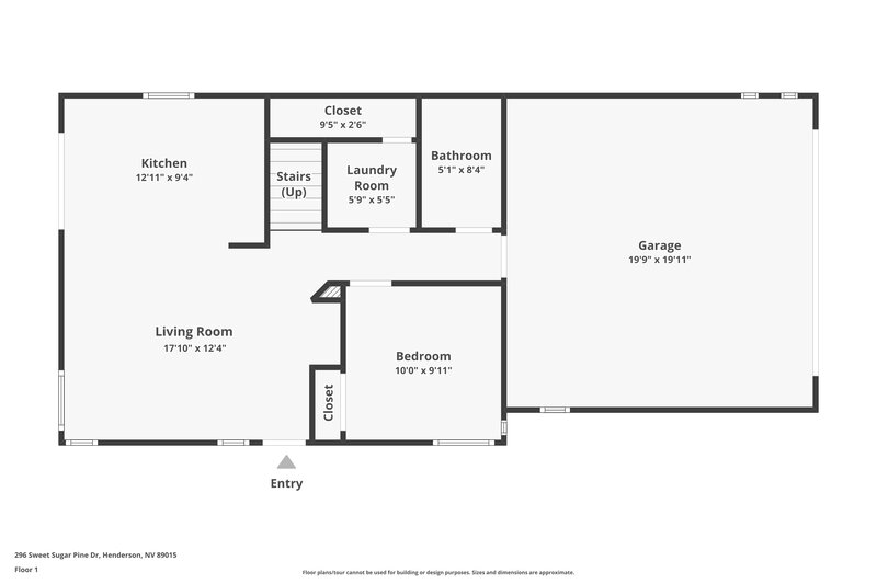 2,850/Mo, 296 Sweet Sugar Pine Dr Henderson, NV 89015 Floor Plan View