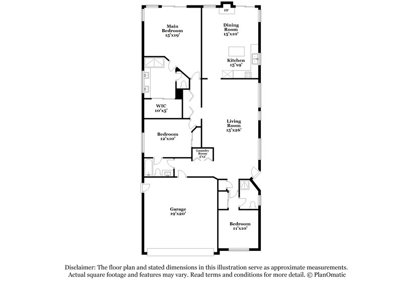 2,145/Mo, 1737 Talon Ave Henderson, NV 89074 Floor Plan View