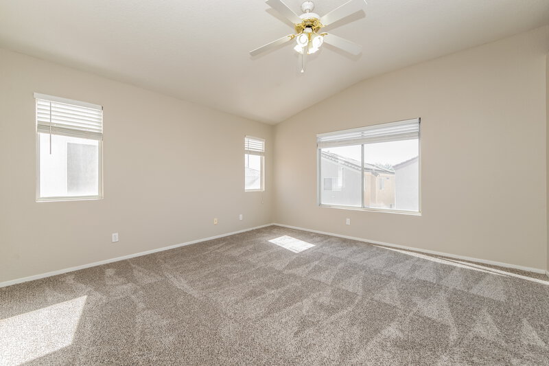 2,195/Mo, 2205 Royal Caribbean Ave North Las Vegas, NV 89031 Main Bedroom View
