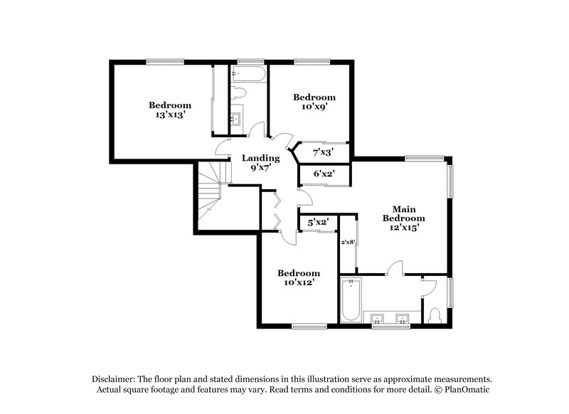 2,115/Mo, 1556 Bent Arrow Dr North Las Vegas, NV 89031 Floor Plan View