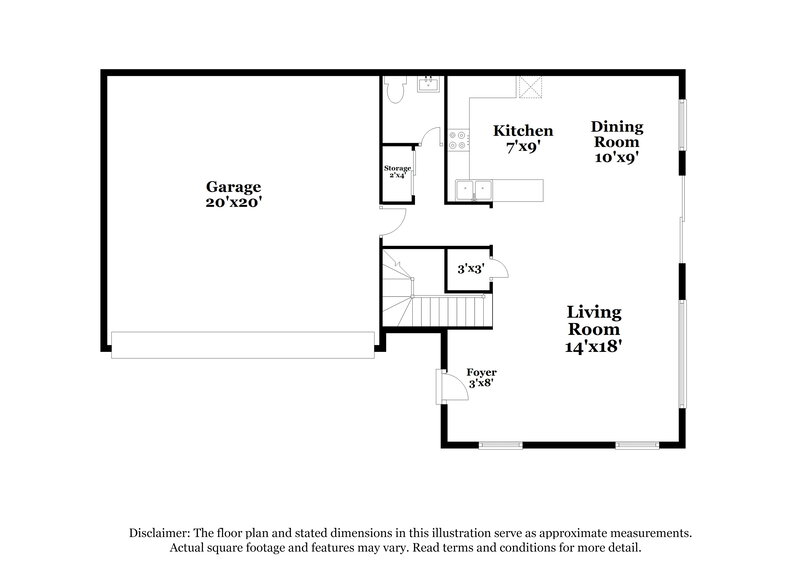 2,110/Mo, 998 Alfonso Ave Henderson, NV 89015 Floorplan View