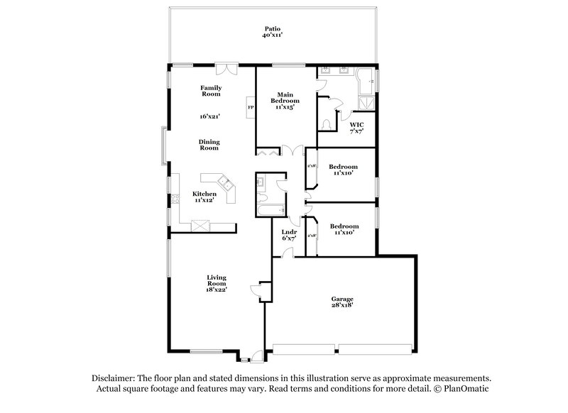 2,255/Mo, 1563 Tangerine Rose Dr Las Vegas, NV 89142 Floor Plan View