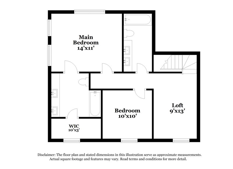 2,190/Mo, 8937 Brian Christopher Ave Las Vegas, NV 89149 Floor Plan View 3