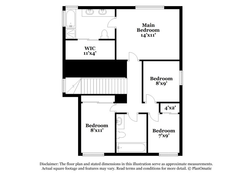 2,245/Mo, 7840 Seychelles Ct Las Vegas, NV 89129 Floor Plan View 2
