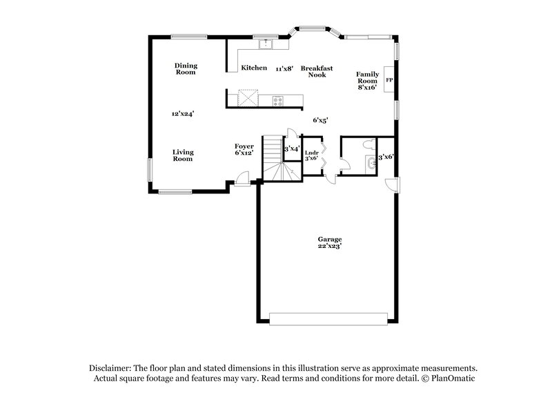 2,400/Mo, 8342 Huxley St Las Vegas, NV 89123 Floorplan View