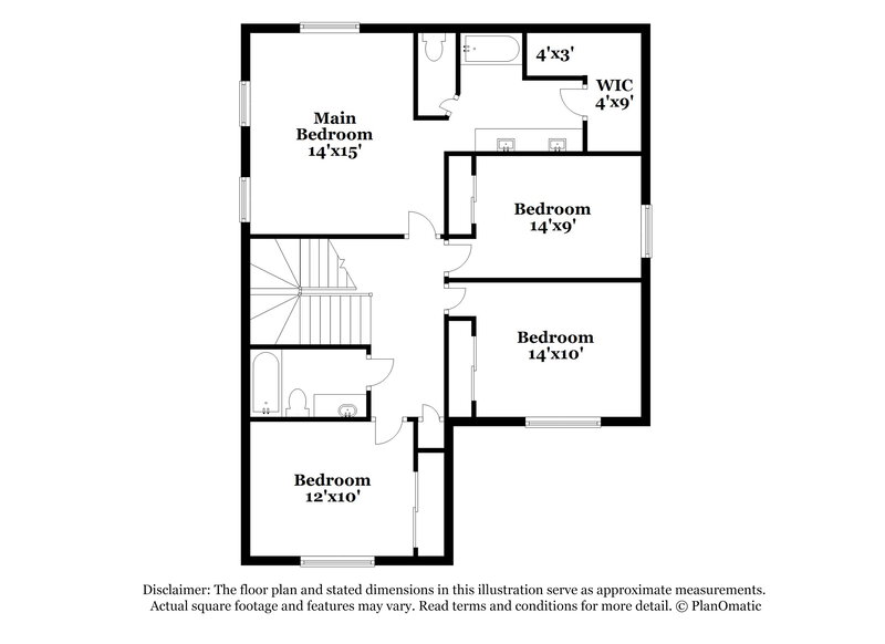 2,195/Mo, 7933 Hollow Pine St Las Vegas, NV 89143 Floor Plan View