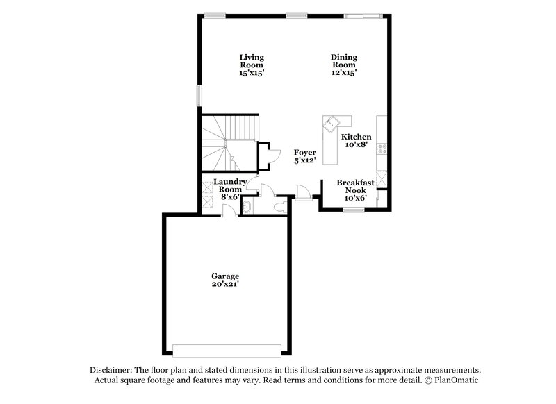 2,195/Mo, 7933 Hollow Pine St Las Vegas, NV 89143 Floor Plan View 2