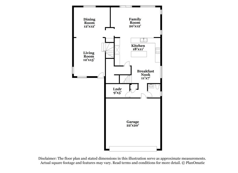 2,310/Mo, 6217 Boulder Rise St Las Vegas, NV 89115 Floorplan View