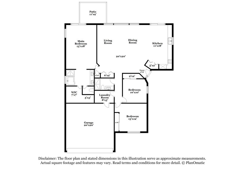 2,290/Mo, 1342 Dusty Sage Ct Henderson, NV 89014 Floorplan View