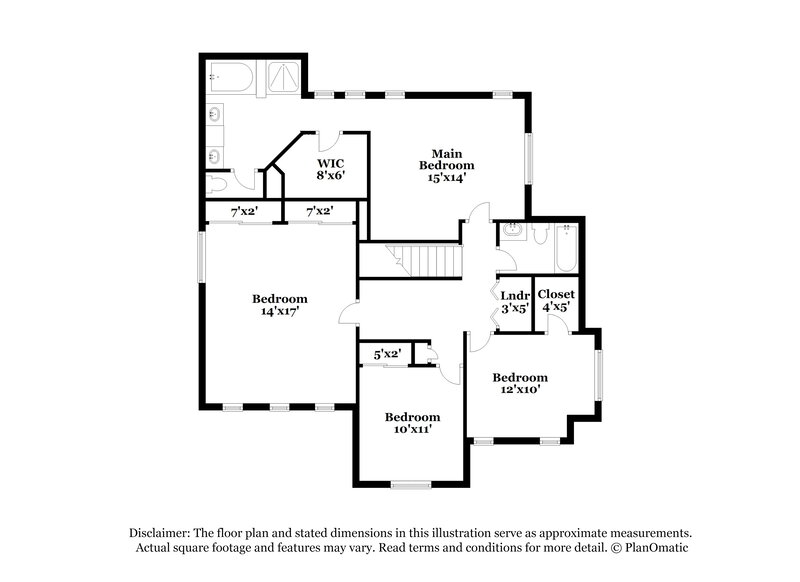 2,245/Mo, 8300 Wildwood Glen Dr Las Vegas, NV 89131 Floor Plan View 2