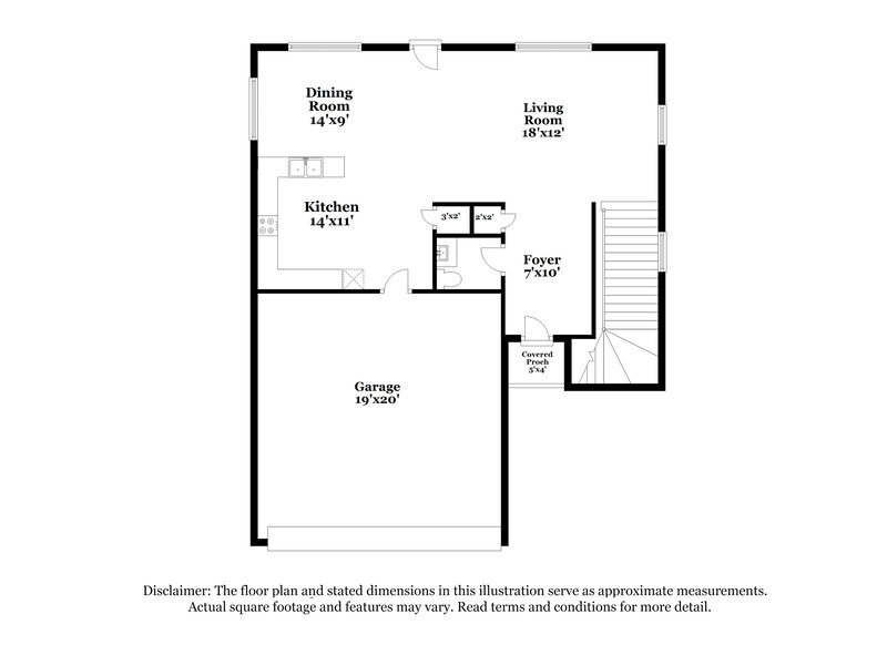 2,335/Mo, 4967 Silent Valley Ave Las Vegas, NV 89139 Floor Plan View