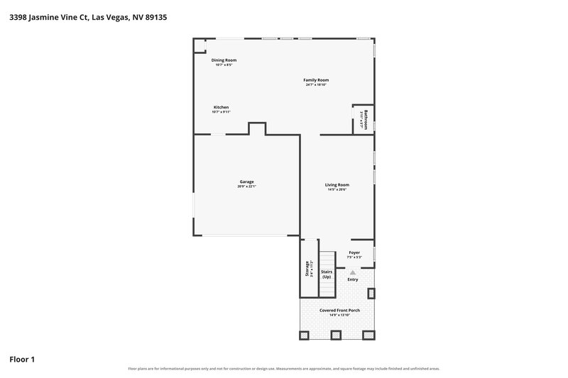3,315/Mo, 3398 Jasmine Vine Ct Las Vegas, NV 89135 Floor Plan View 2