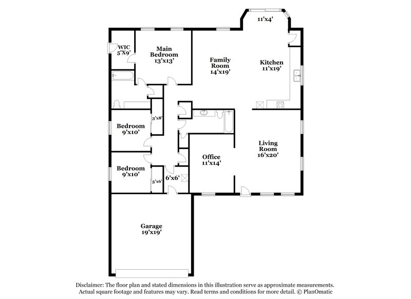2,125/Mo, 176 Sandhill Crane Ave Henderson, NV 89002 Floor Plan View