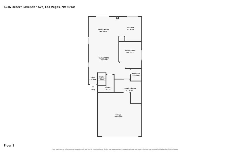0/Mo, 6236 Desert Lavender Ave Las Vegas, NV 89141 Floor Plan View