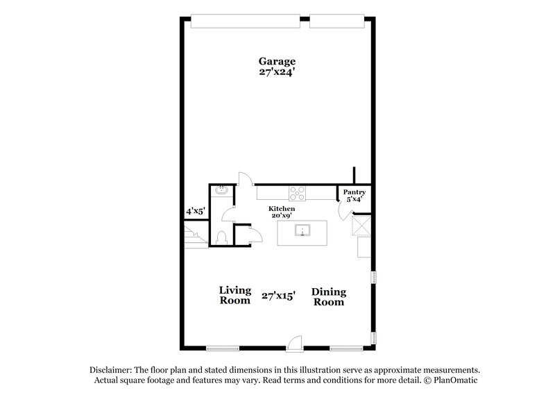 2,170/Mo, 4397 Fire Glow Ave North Las Vegas, NV 89084 Floor Plan View 2