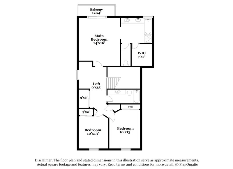 2,180/Mo, 500 Blushing Maple St Henderson, NV 89015 Floor Plan View 2
