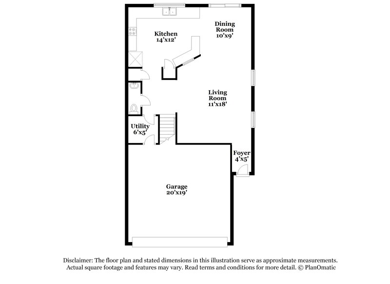 2,075/Mo, 6440 Frosted Dawn Ct Las Vegas, NV 89141 Floor Plan View