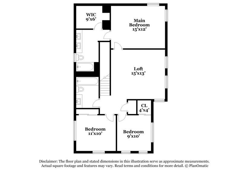 2,075/Mo, 6440 Frosted Dawn Ct Las Vegas, NV 89141 Floor Plan View 2