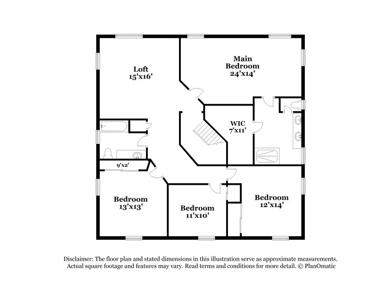 2,395/Mo, 8229 Cline Mountain St Las Vegas, NV 89131 Floor Plan View 2