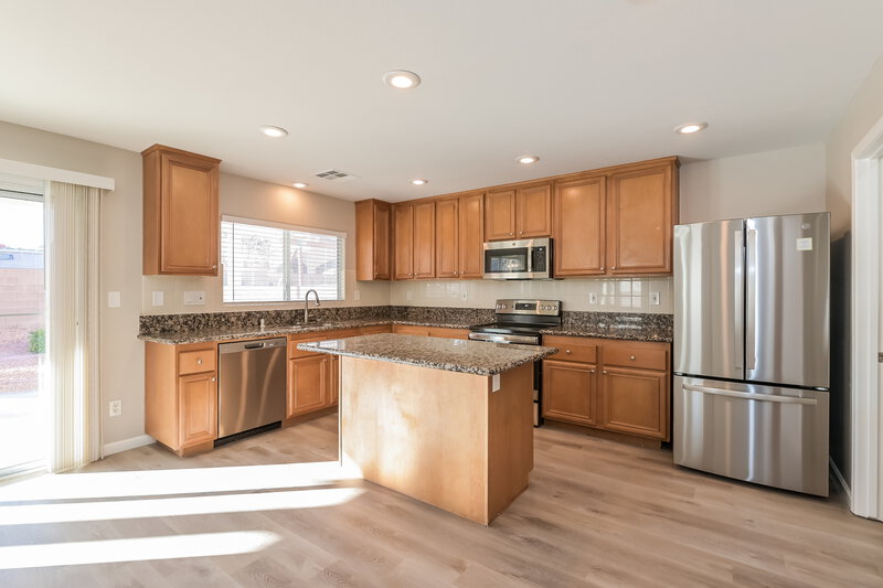 2,395/Mo, 8229 Cline Mountain St Las Vegas, NV 89131 Kitchen View