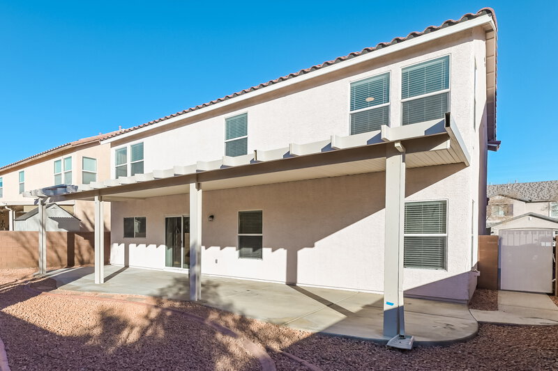 2,395/Mo, 8229 Cline Mountain St Las Vegas, NV 89131 Rear View