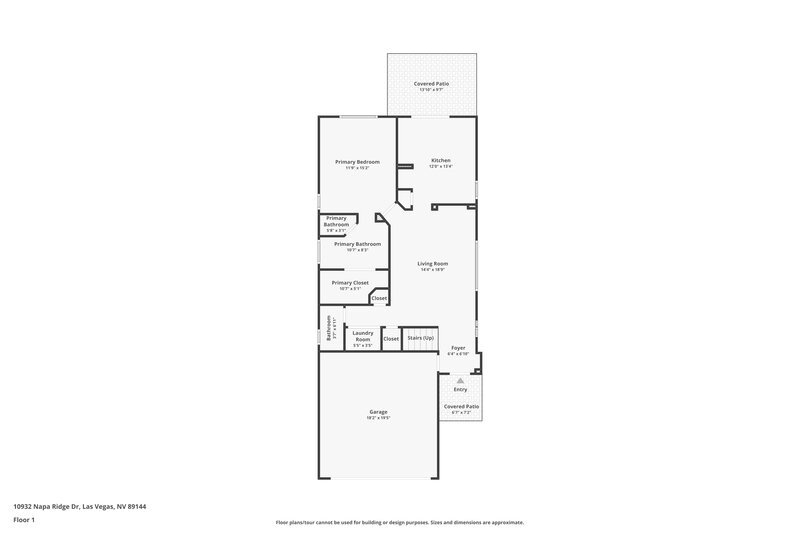 2,260/Mo, 10932 Napa Ridge Dr Las Vegas, NV 89144 Floor Plan View
