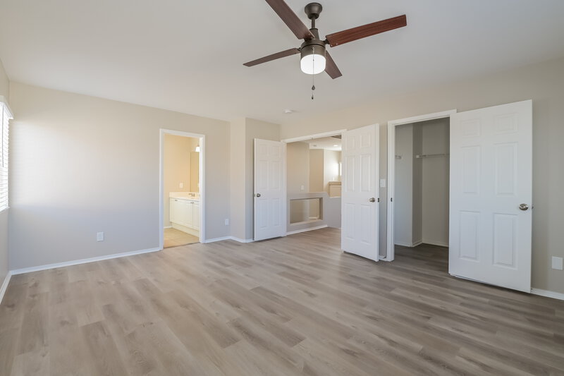 2,300/Mo, 8336 Feather Duster Ct Las Vegas, NV 89113 Main Bedroom View 2