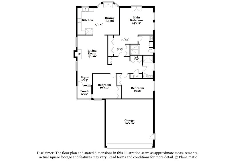 2,095/Mo, 129 Primero Way Henderson, NV 89074 Floor Plan View