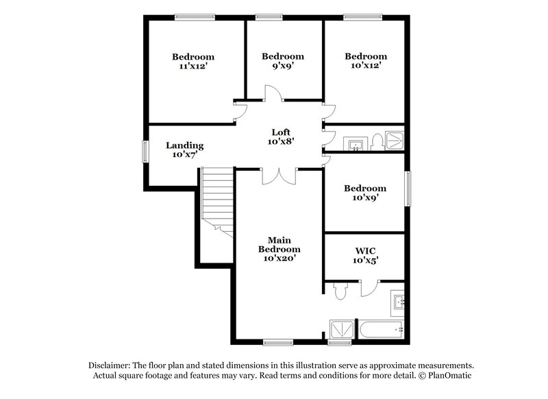 2,450/Mo, 7521 Wandering St Las Vegas, NV 89131 Floor Plan View