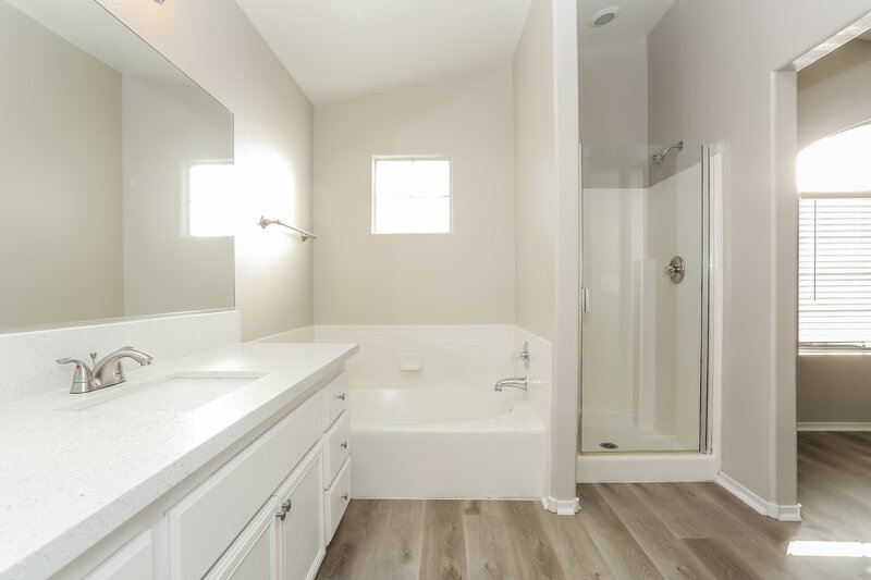 2,450/Mo, 7521 Wandering St Las Vegas, NV 89131 Main Bathroom View