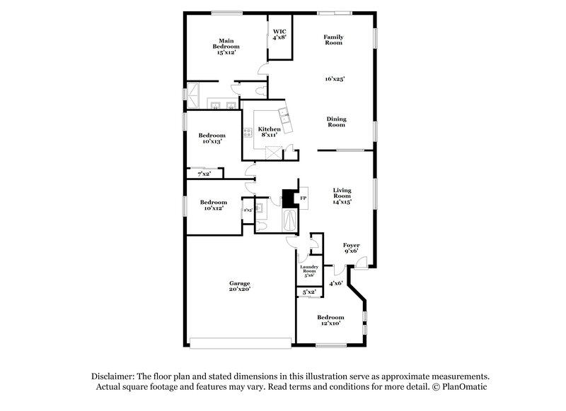 3,130/Mo, 681 Fontayne Ave Las Vegas, NV 89123 Floor Plan View